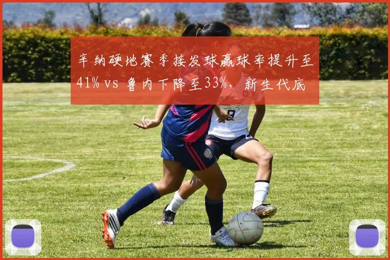 辛纳硬地赛季接发球赢球率提升至41% vs 鲁内下降至33%,新生代底线博弈分化